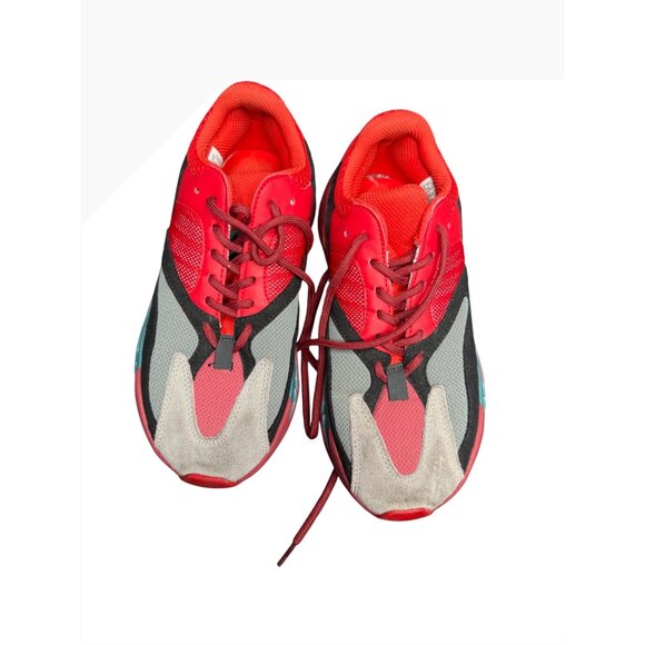 Adidas Yeezy Boost 700 V1 Hi-Res Red Sneakers Size 7 Mens US Retired - Picture 1 of 16